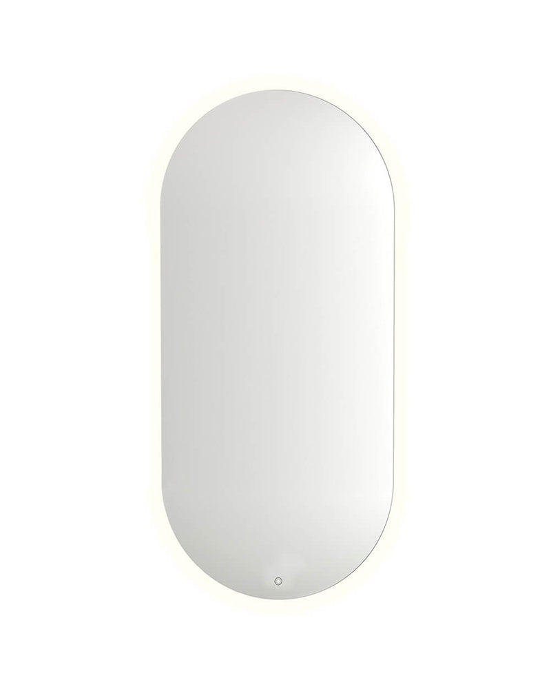 Circa LED - Ovaalne juuksurispeegel - Häälestatav valgus